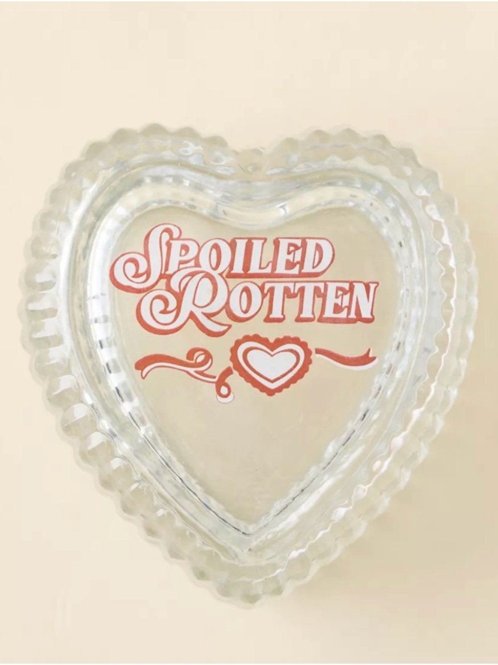 Love hurts Beveled glass trinket box - Picture 3 of 6